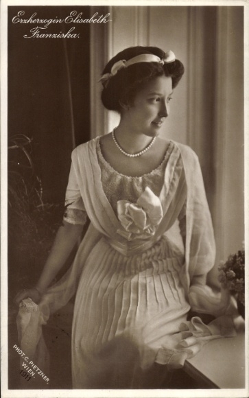 Ak Erzherzogin Elisabeth Franziska Österreich-Toskana, Portrait, BKWI