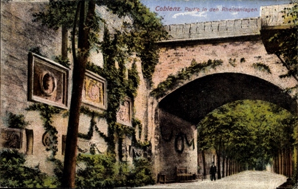 KP Koblenz am Rhein, w Rheinanlagen
