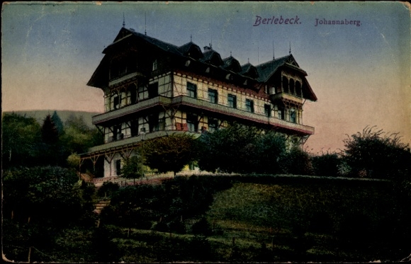 Postcard Berlebeck Detmold in North Rhine Westphalia, Johannaberg