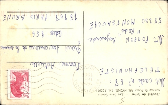 Postcard Mons Wallonien Hennegau, Gilles Society, Les Sans Soucis, Karnevalsuniform