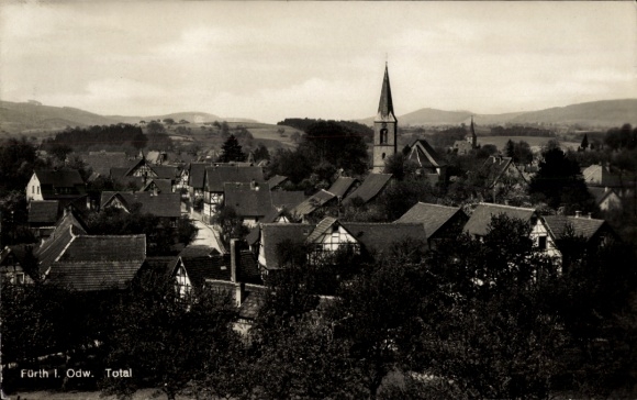 Postcard Fürth im Odenwald, general view