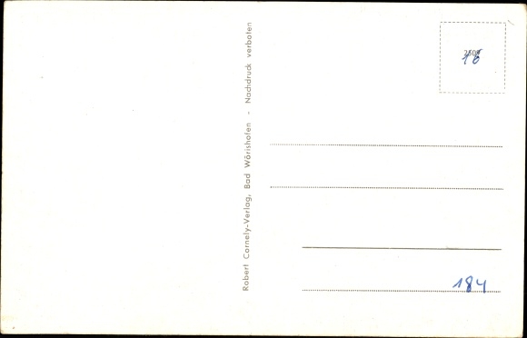 Postcard Bad Münstereifel Westphalia, panorama