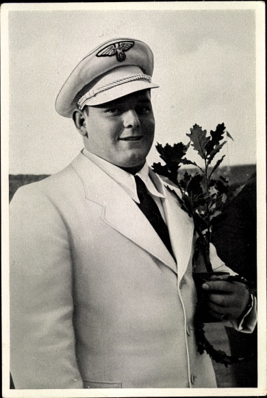 Collection picture Olympia 1936, weightlifter Sepp Manger, heavyweight