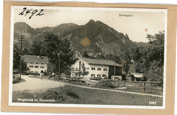 5 Glas Negative Wegscheid Lenggries in Oberbayern, Brauneck, Demelspitze
