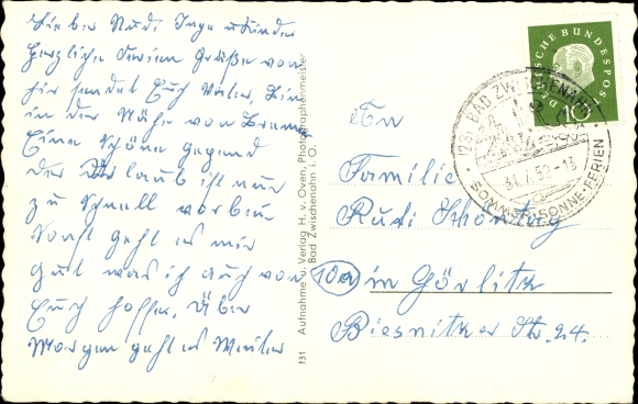 Postcard Bad Zwischenahn in Oldenburg, open-air museum, Bi't Füer, Ammerland farmhouse