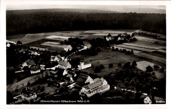 Postcard Kälberbronn Pfalzgrafenweiler in the Black Forest, aerial photograph