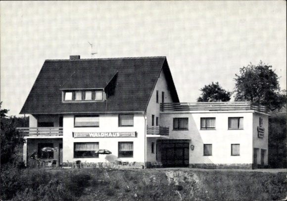 Postcard Fürstenberg Lichtenfels Waldeck Hesse, Gasthaus Waldhaus