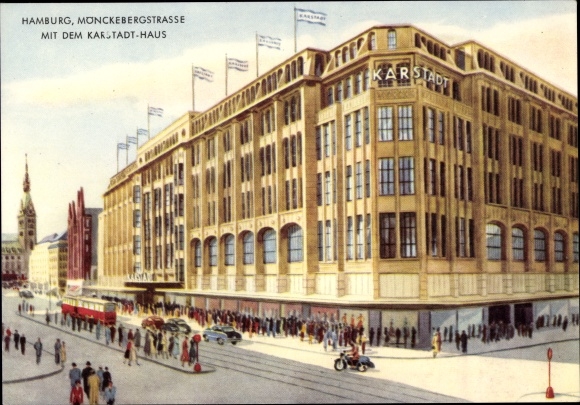 Artist PC Hamburg, Mönckebergstrasse, Karstadt department store