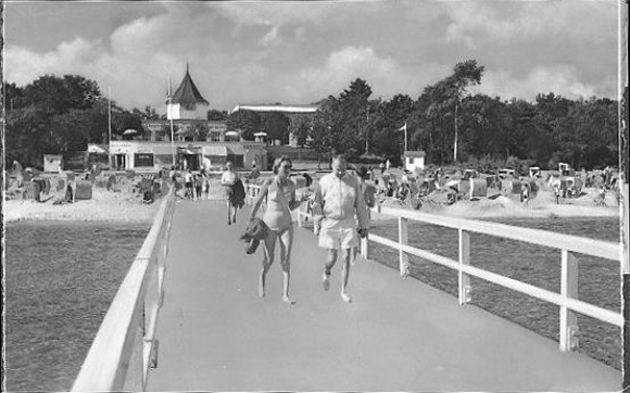 17 Negative Timmendorfer Strand, Kurhaus, Strand, von oben