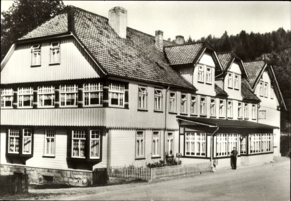 Postcard concern Oberharz am Brocken, FDGB convalescent home carefree