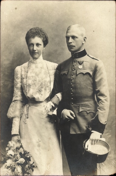Foto Ak Otto zu Windisch-Graetz, Elisabeth Marie, Hochzeit