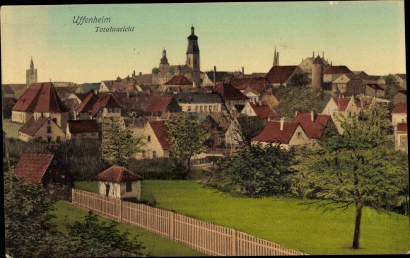 PC Uffenheim in Middle Franconia, total view