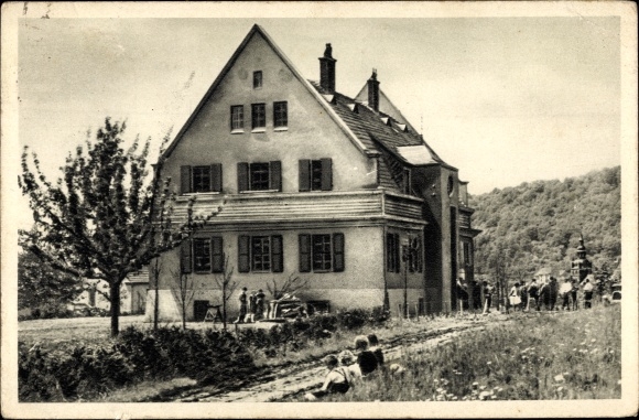 Ak Tholey im Saarland, Jugendherberge am Fuße des Schaumbergs