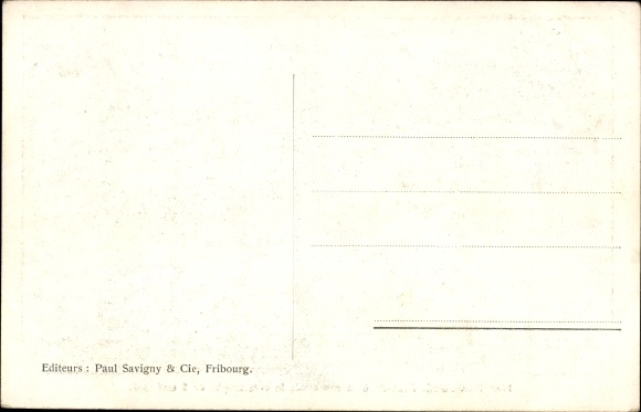 Postcard Friborg Freiburg City Switzerland, Pont du Gotteron apres la catastrophe 1919, collapsed bridge