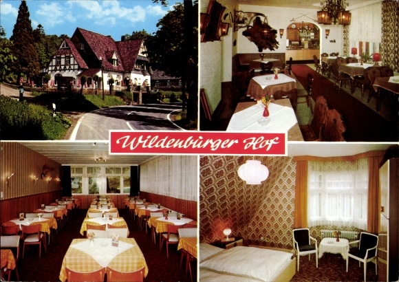 Ak Crottorf Friesenhagen Rijnland-Palts, kasteel Krottorf Hotel-Restaurant-Café, interieur
