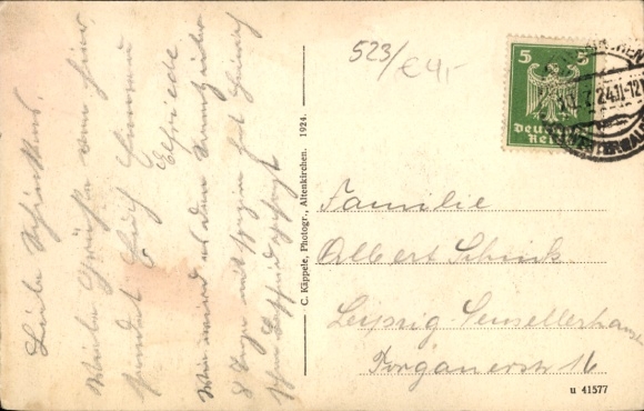 Postcard Altenkirchen in the Westerwald, general view