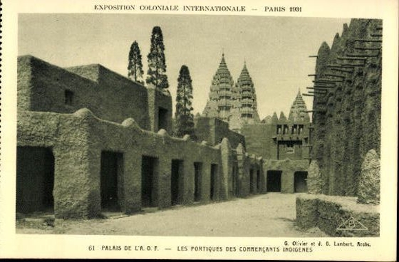 Set von 75 Ansichtskarten, Weltausstellung Paris, 1900, 1937