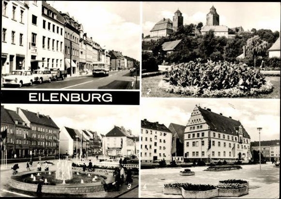 9 old PCs Eilenburg an der Mulde, various views
