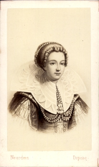 Carte de Visite Catherine-Henriette Comtesse d´Entragues, Marquise de Verneuil