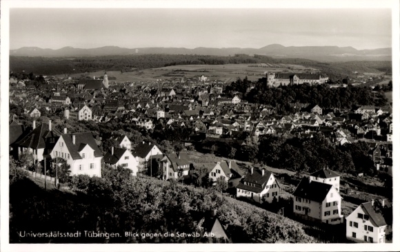 Ak Tübingen am Neckar, Stadtansicht  Schwäbische Alb