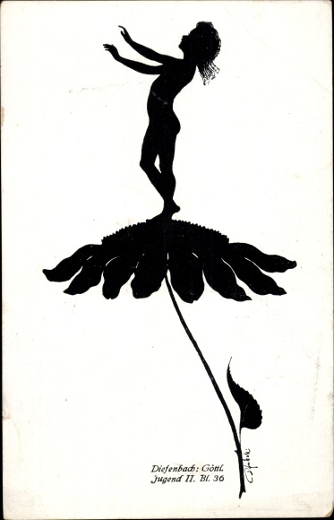 Paper cut PC Diefenbach, divine youth 2, part 36