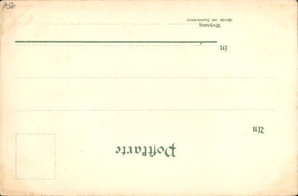 Kunstenaar litho De Boerenoorlog, Engelsen arriveren in Durban, Boerenoorlog, Bruno Bürger 6066