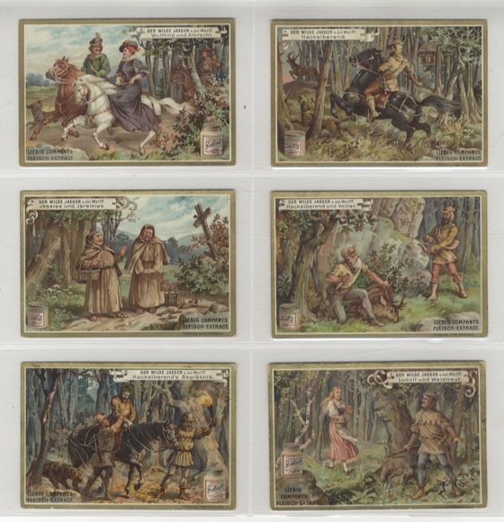 Liebig Pictures Series A 316 The Wild Hunter 1895
