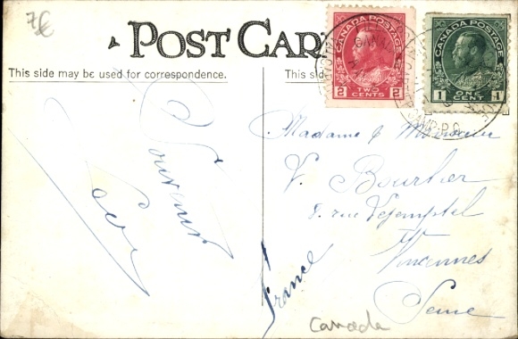 Postcard 60th Battalion Leaving Camp for Parade Ground, Valcartier Camp, Canada