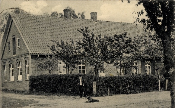 Ak Hartlage Bippen Niedersachsen, Schule