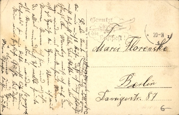 Artist Postcard Neuhaus an der Oste, District Administrator's Apartment