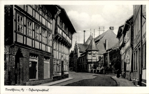 Ak Northeim in Nedersaksen, vakwerkhuizen