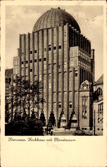 Ak Hannover in Niedersachsen, Hochhaus, Planetarium