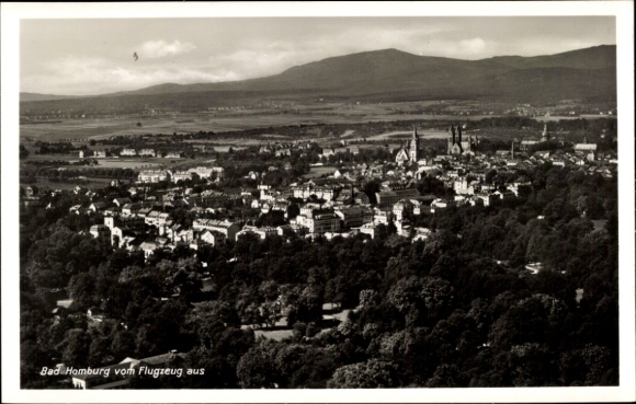Postcard Bad Homburg vor der Höhe Hessen, aerial photograph