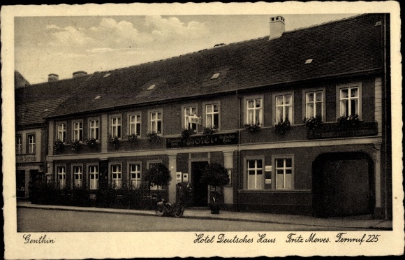 KP Genthin nad kanałem Łaby i Haweli, Hotel Deutsches Haus