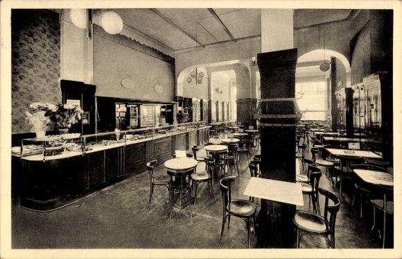 Ak Hannover, Conditorei und Cafe Dreher, Schillerstraße 35