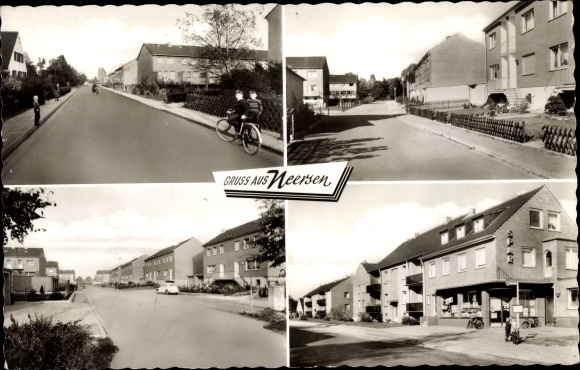 Postcard Neersen Willich am Niederrhein, town views, action