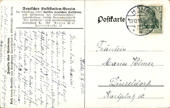 Artist Postcard Eckenbrecher, T. v., Zeppelin over Antwerp, air raid
