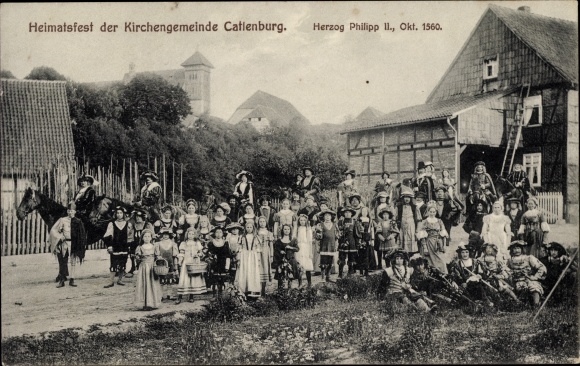 Postcard Katlenburg Lindau in Lower Saxony, home festival of the parish