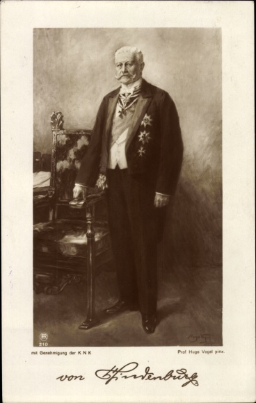 KP artysty Vogel, Hugo, prezydent Rzeszy Paul von Hindenburg, portret, medal