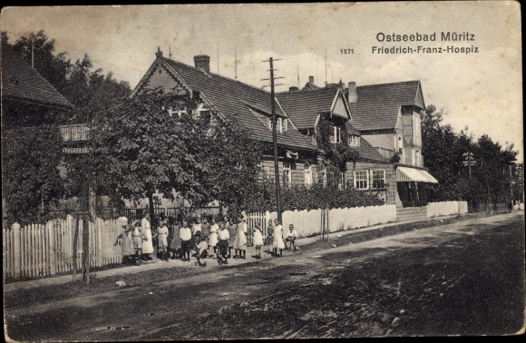Postcard Ostseebad Graal Müritz, Friedrich Franz Hospice