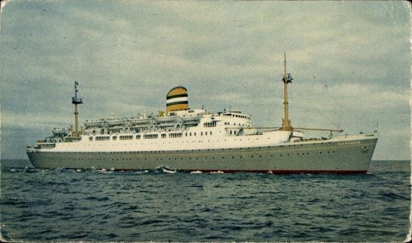 Picture steamship SS Maasdam, HAL