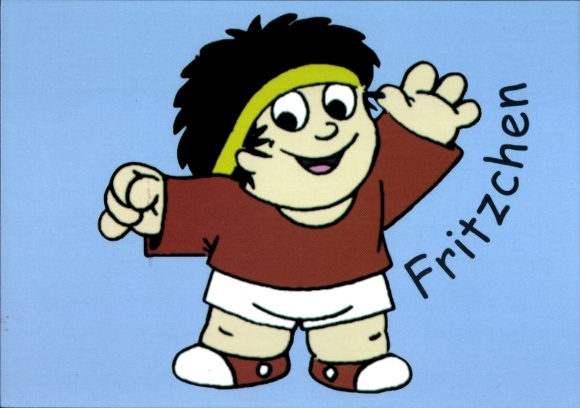 Postcard Mainzelmännchen, Fritzchen
