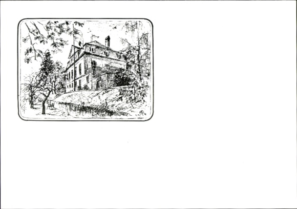 Studentika Postcard Marburg an der Lahn, Hasso-Nassovia Corps House, Lutherstraße 14