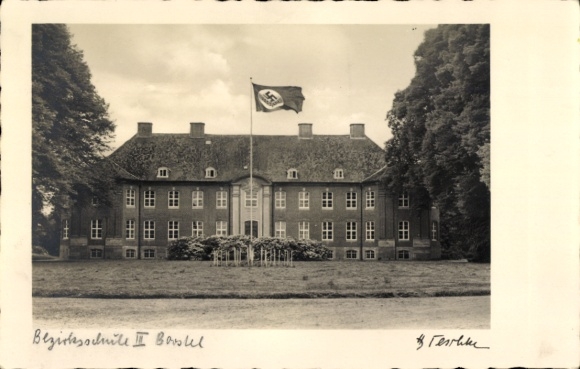 Ak Borstel in Holstein, Bezirksschule III des RAD f. d. weibl. Jugend
