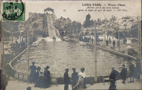 PC Paris XVI. Passy, Luna Park, water slide