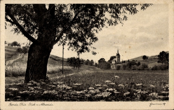 Ak Remda Rudolstadt in Thüringen, Teilansicht