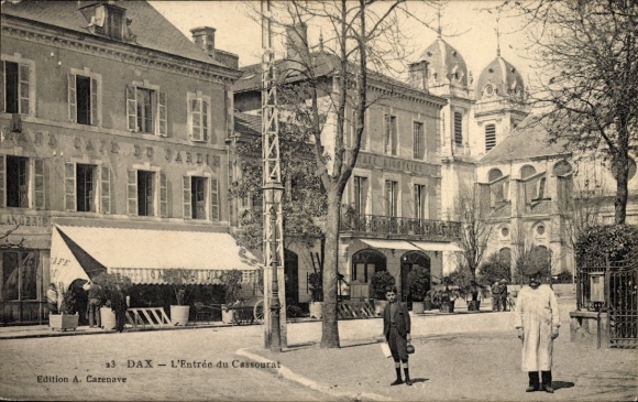 PC Dax Landes, city view, L'Entrée du Cassourat, architecture, 1916