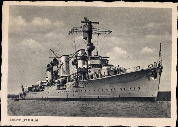 PC Deutsches Kriegsschiff, Karlsruhe, Kreuzer, Kriegsmarine