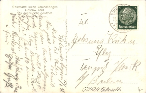 KP Rolandseck Oberwinter,Gospodarstwo Ruine Rolandsbogen