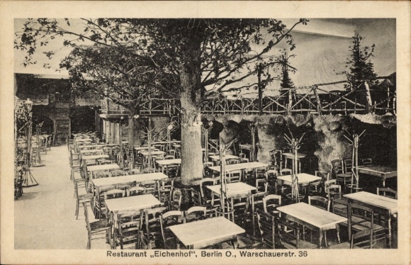 KP Berlin Friedrichshain Kreuzberg, Warschauer Straße 36, Restauracja Eichenhof